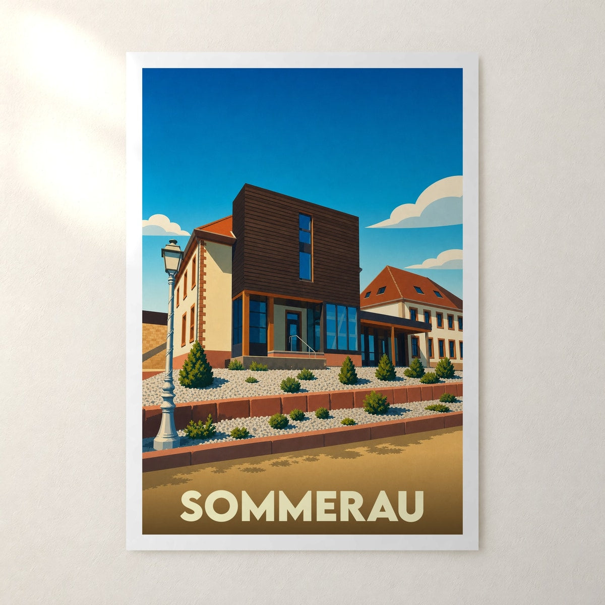 Affiche Sommerau – sans cadre, accrochée au mur
