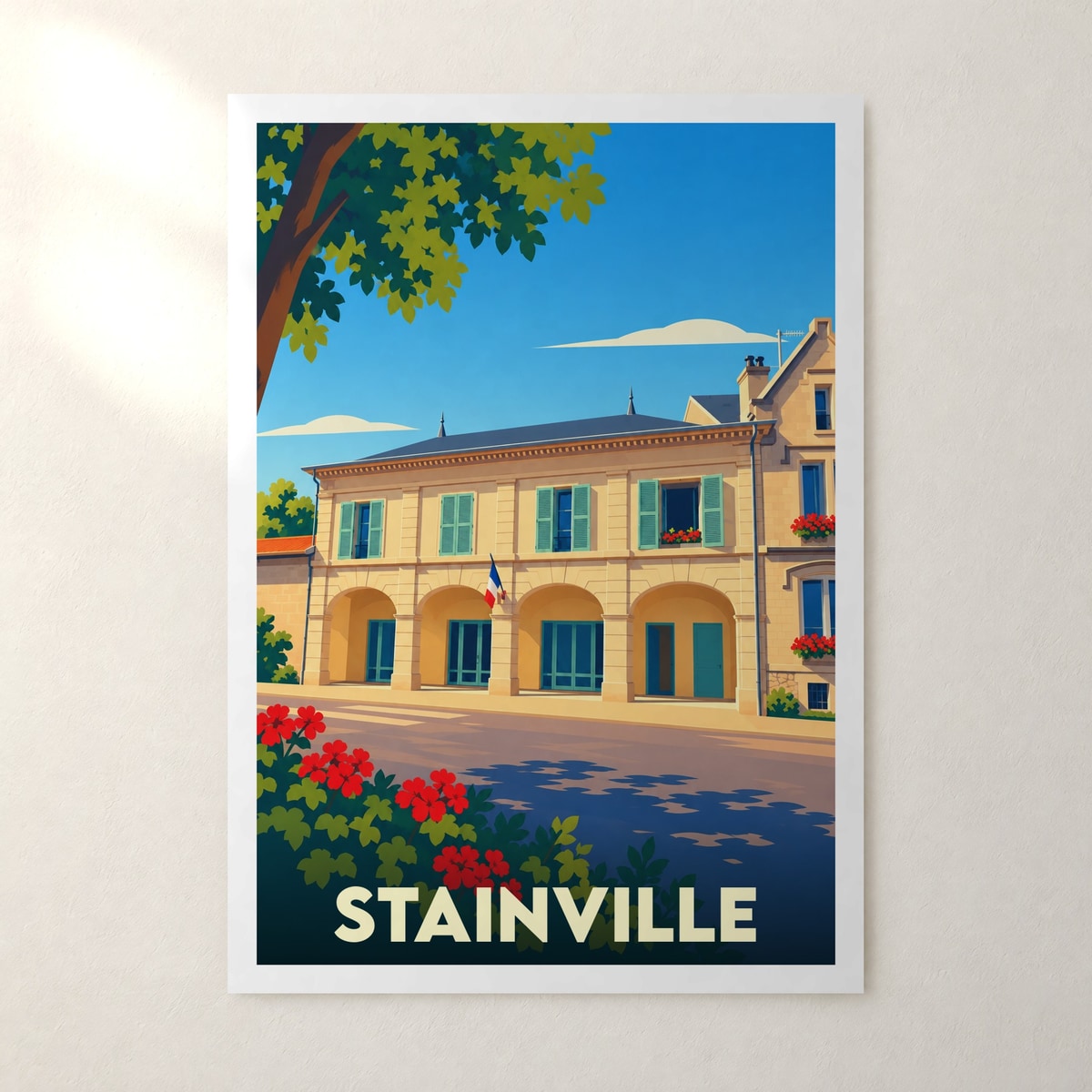 Affiche Stainville – sans cadre, accrochée au mur