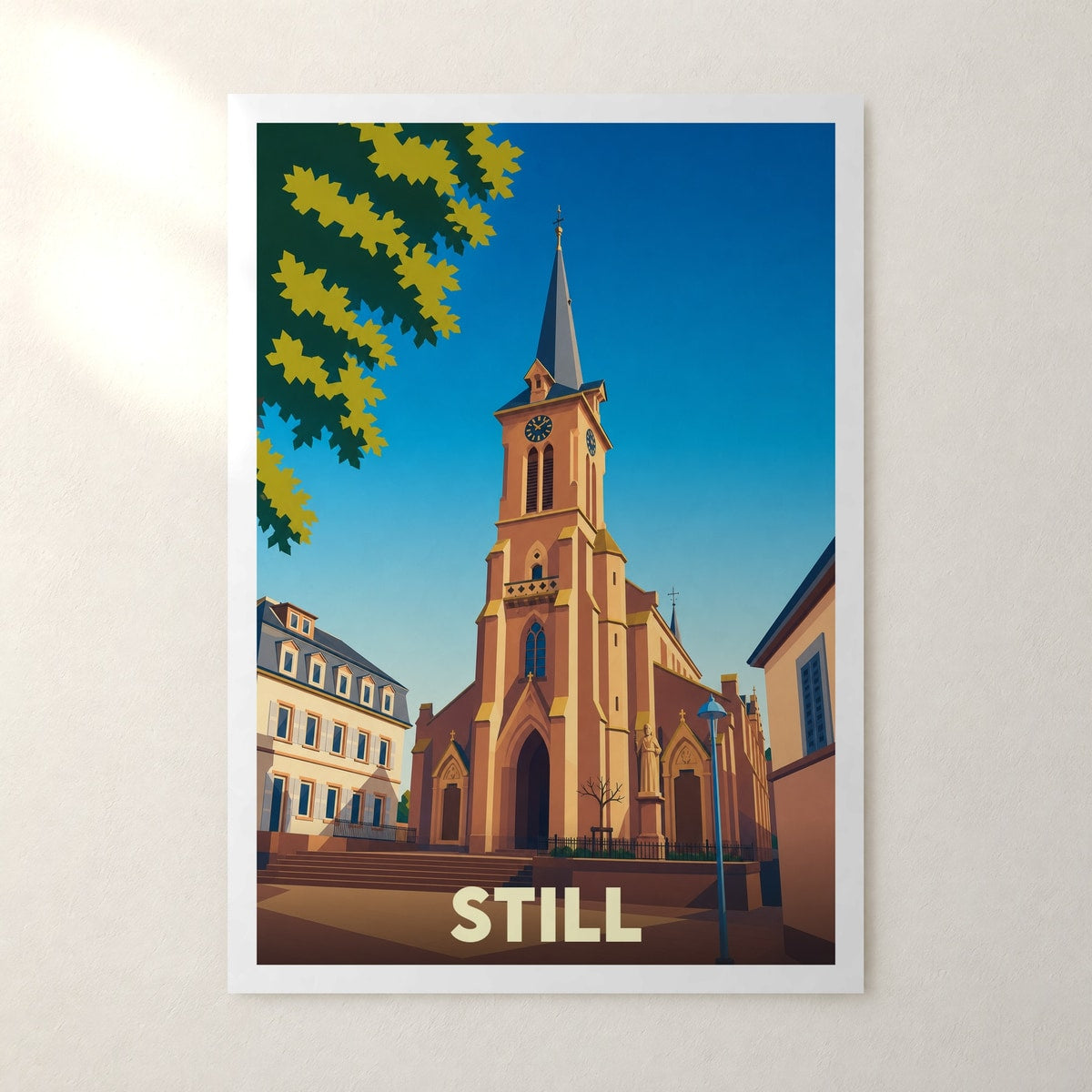 Affiche Still – sans cadre, accrochée au mur