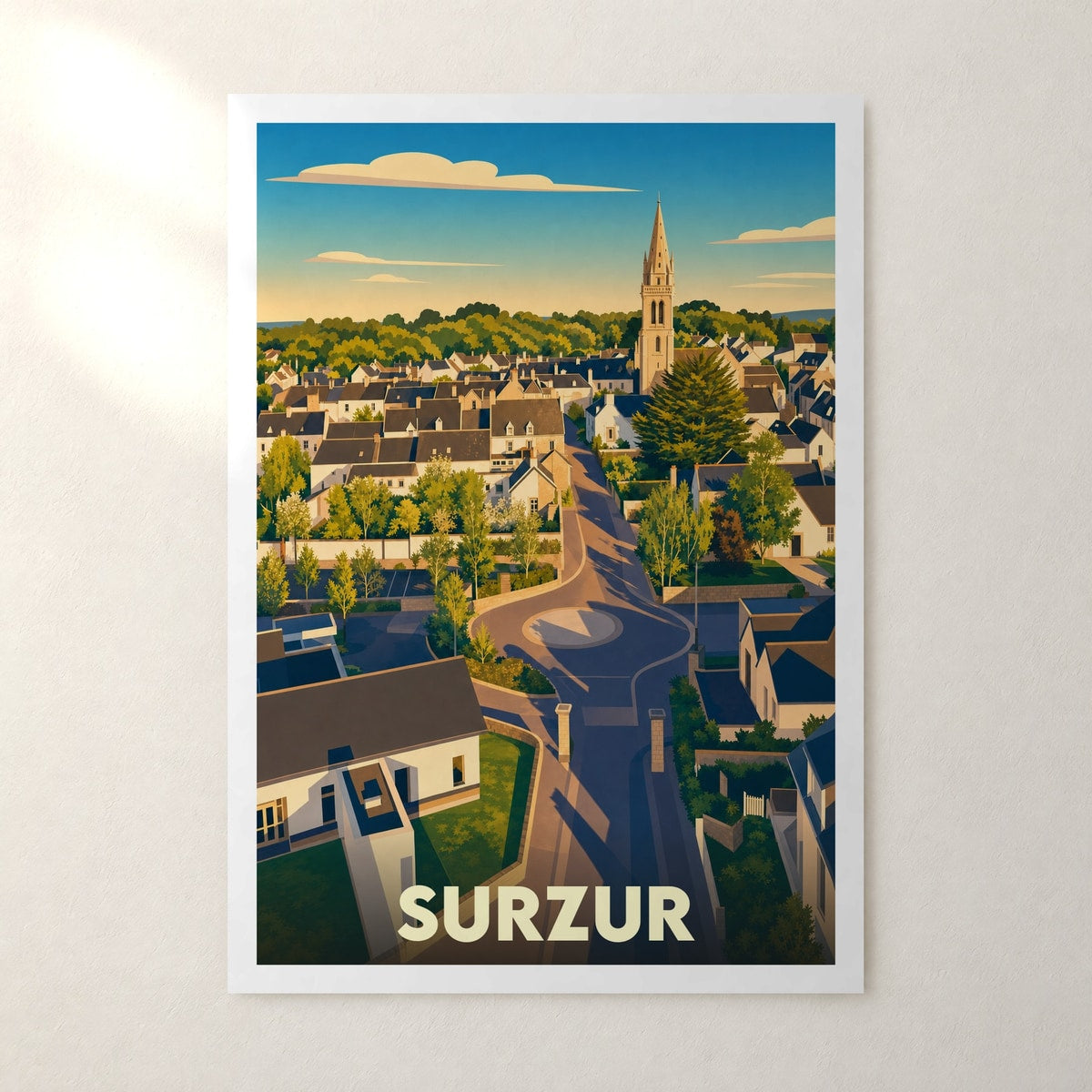 Affiche Surzur – sans cadre, accrochée au mur