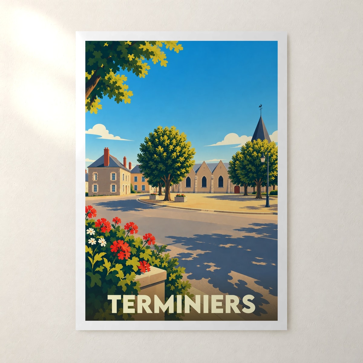 Affiche Terminiers – sans cadre, accrochée au mur