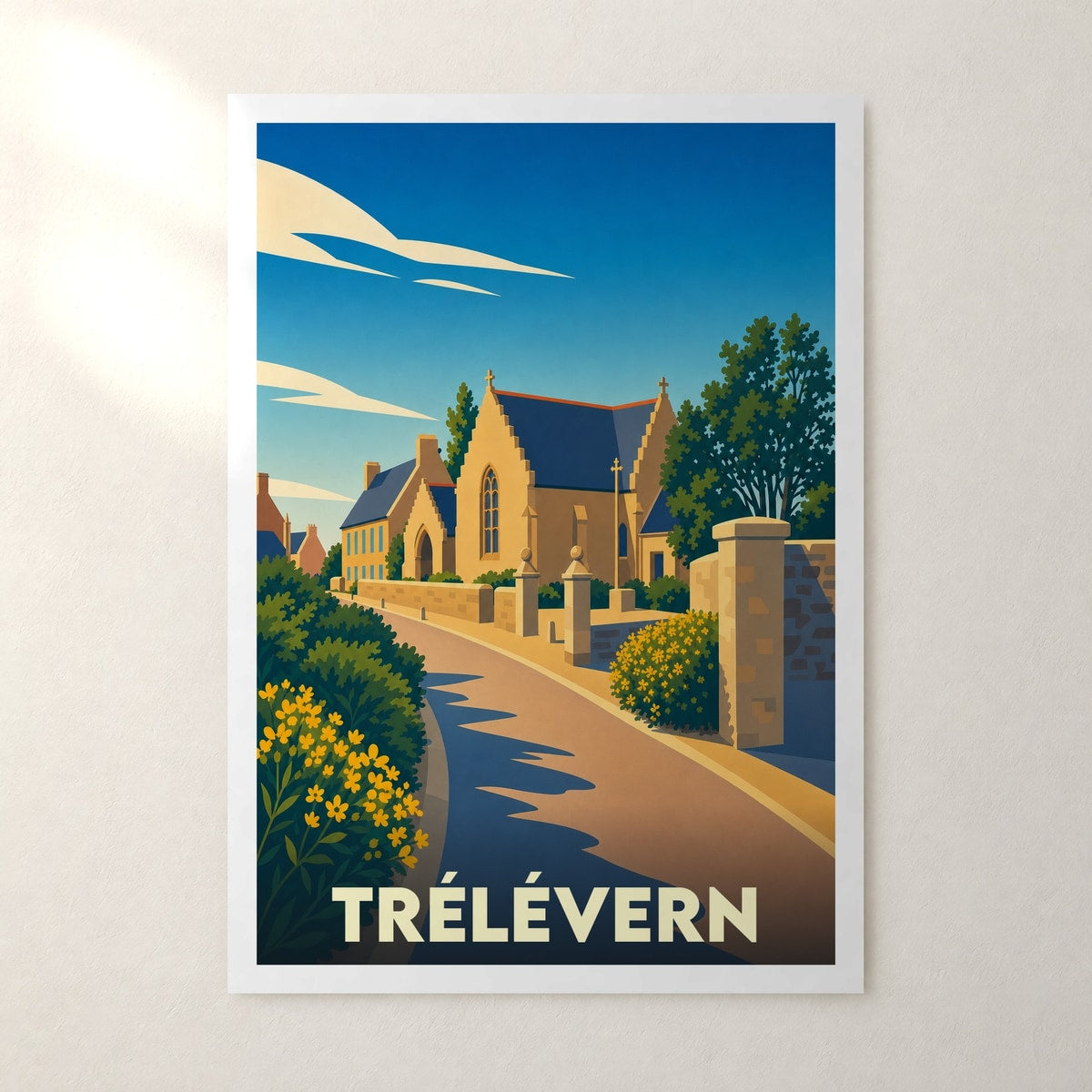 Affiche Trélévern – sans cadre, accrochée au mur