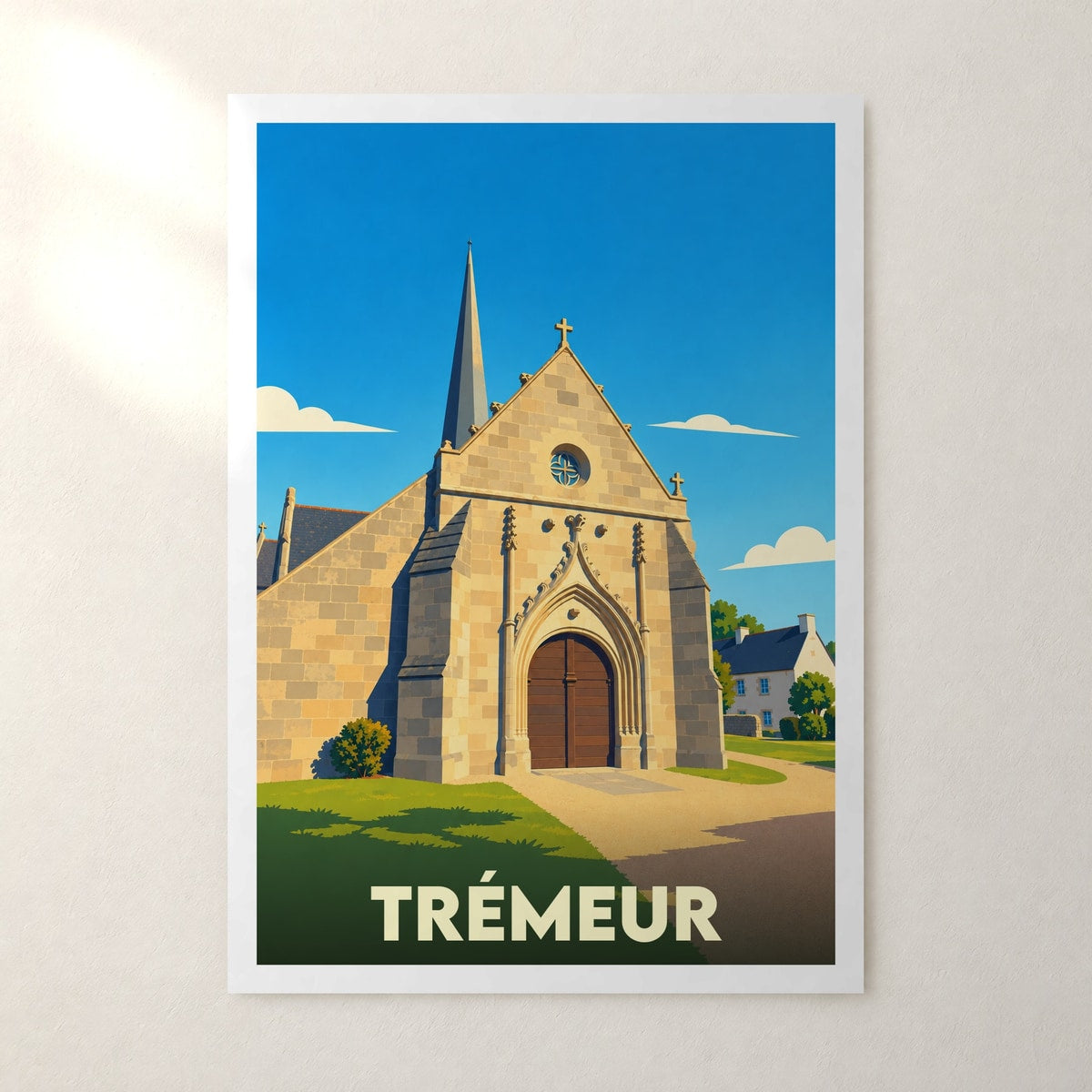 Affiche Trémeur – sans cadre, accrochée au mur