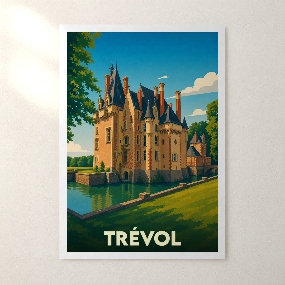Affiche Trévol – sans cadre, accrochée au mur