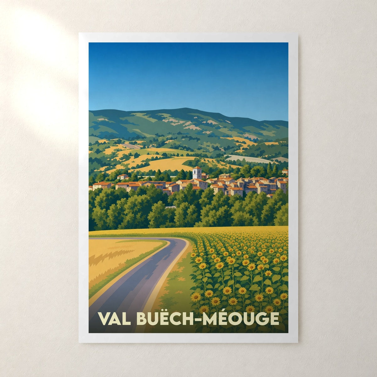 Affiche Val Buëch-Méouge – sans cadre, accrochée au mur