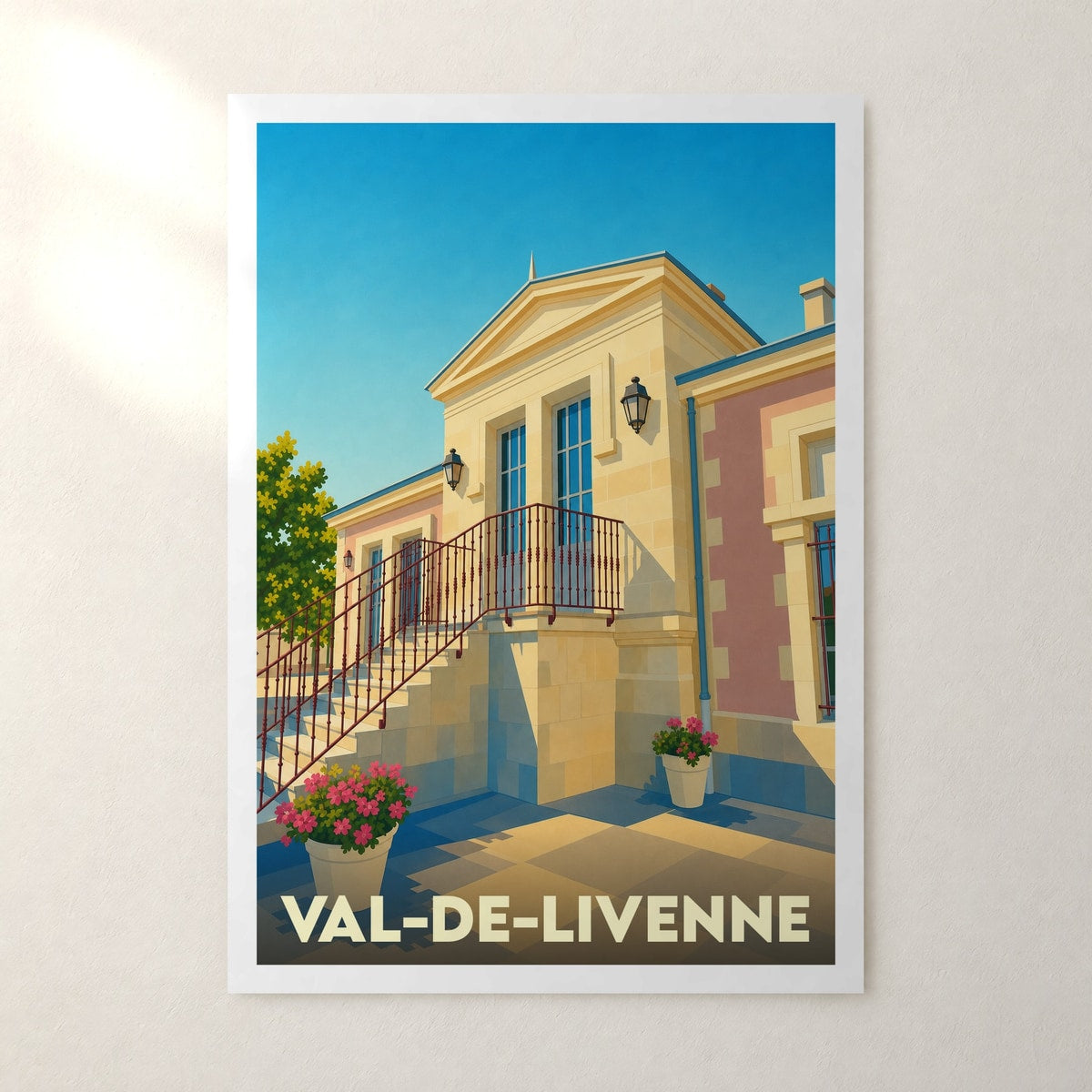 Affiche Val-de-Livenne – sans cadre, accrochée au mur