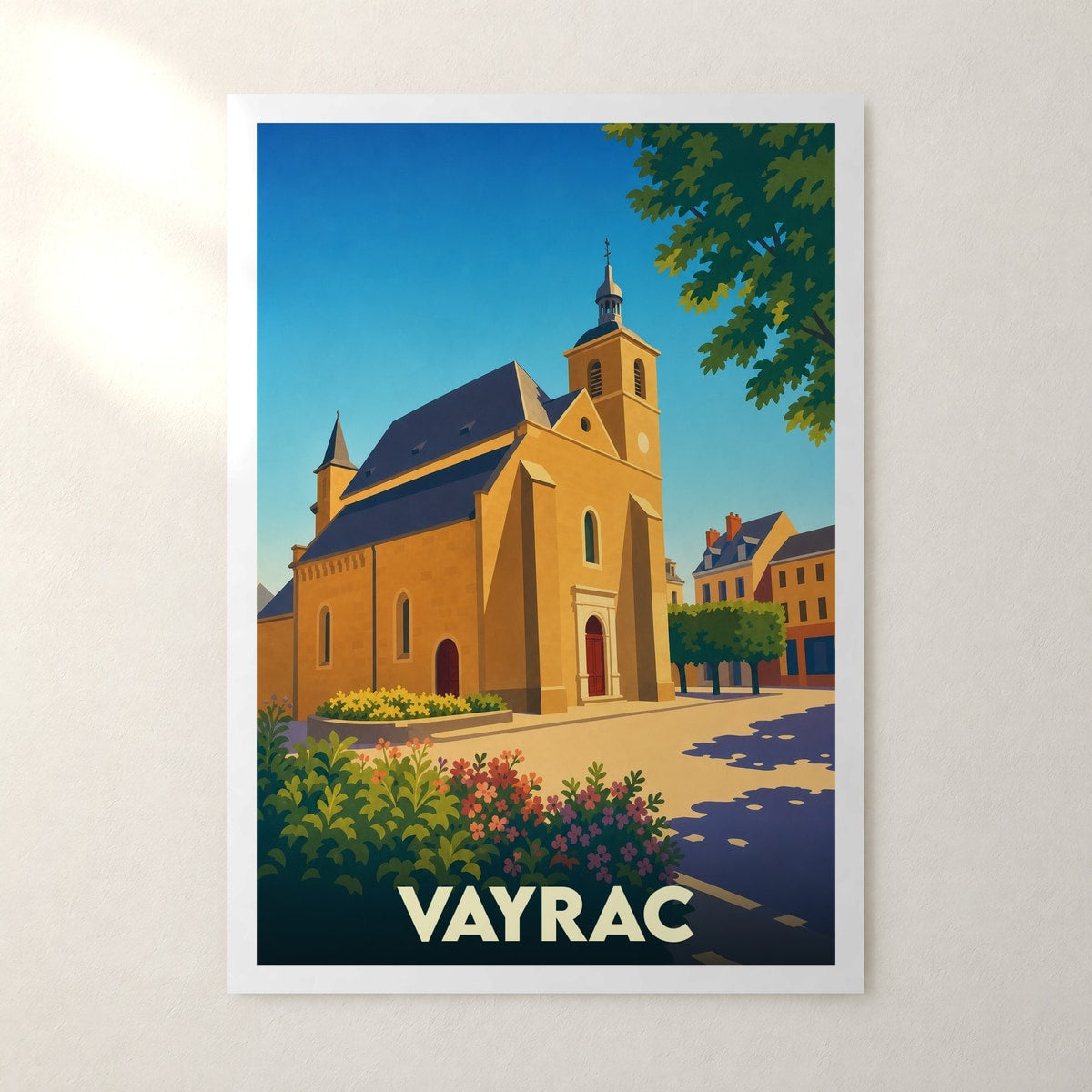 Affiche Vayrac – sans cadre, accrochée au mur
