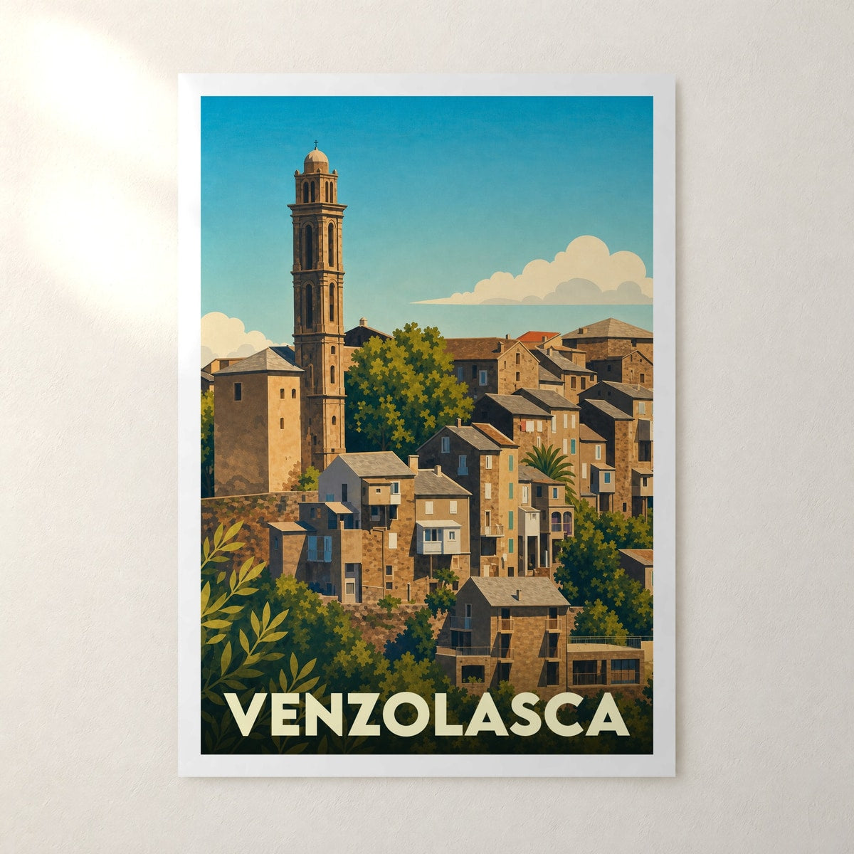 Affiche Venzolasca – sans cadre, accrochée au mur