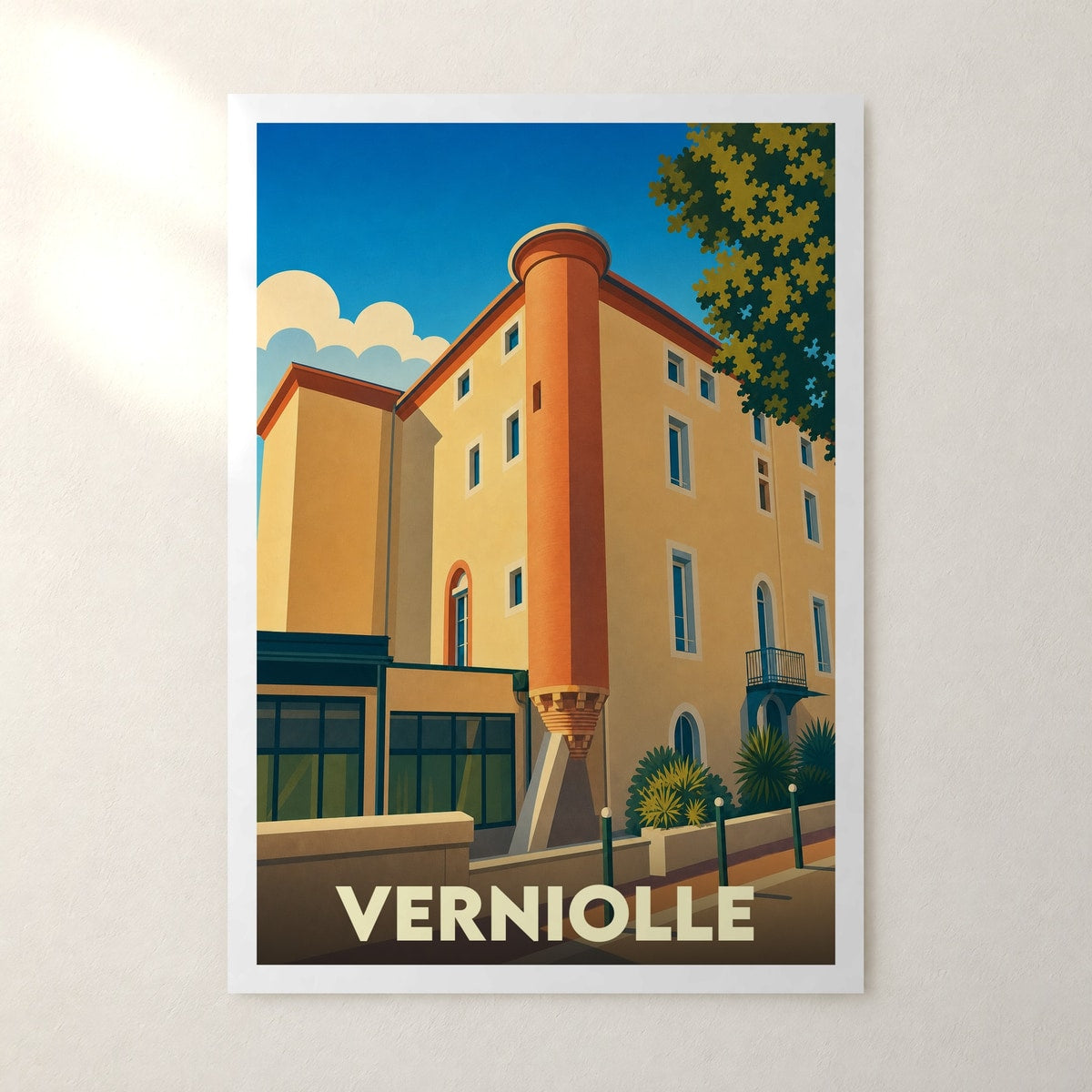 Affiche Verniolle – sans cadre, accrochée au mur