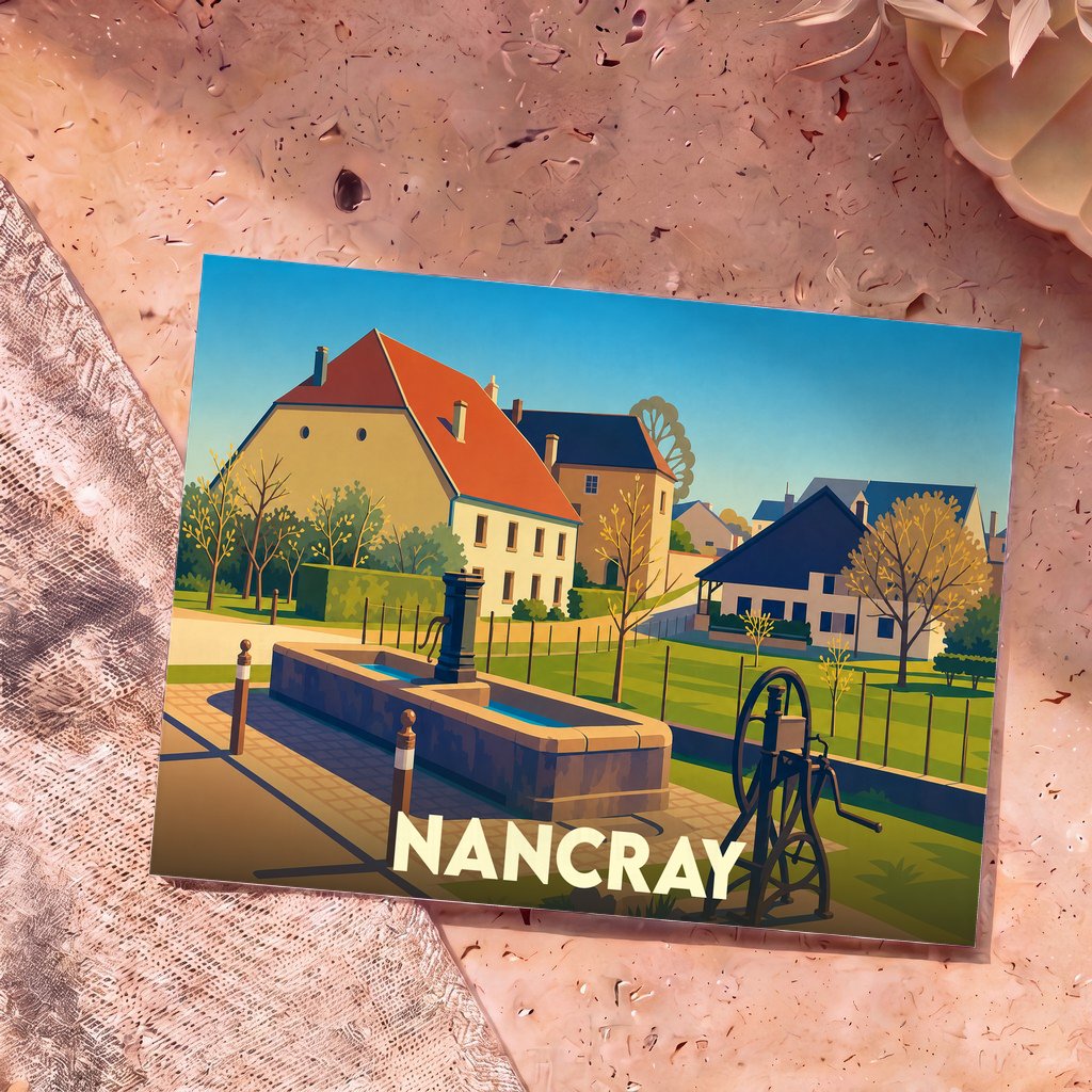 Carte postale souvenir de Nancray
