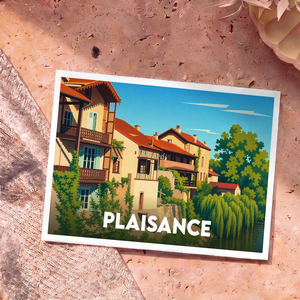 Carte postale souvenir de Plaisance
