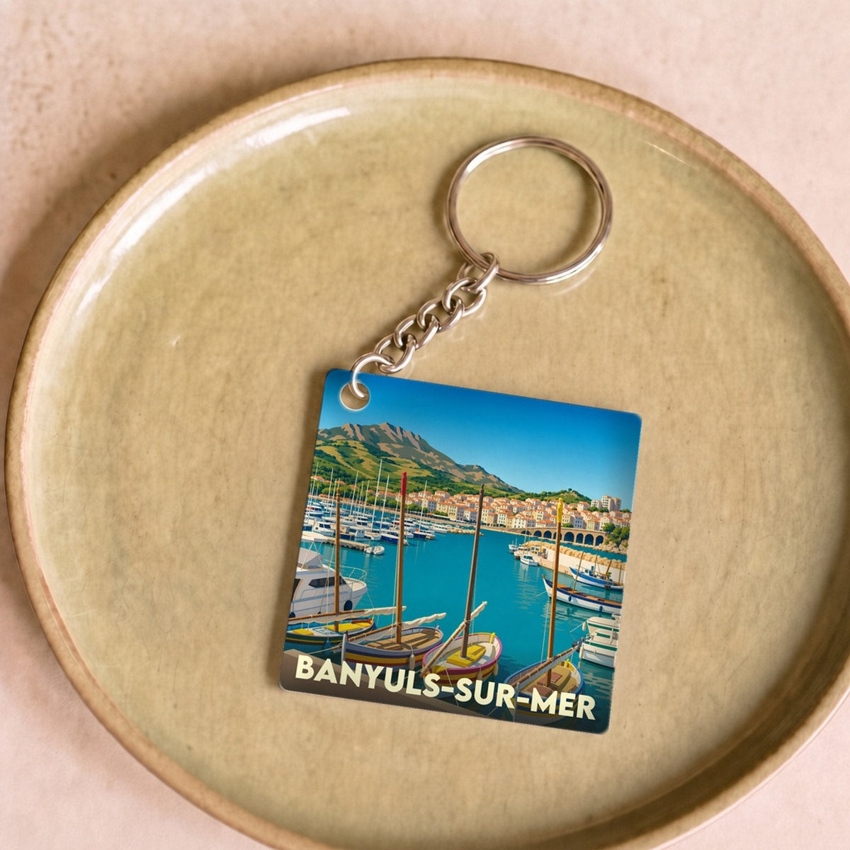 Porte-clés souvenir de Banyuls-sur-Mer