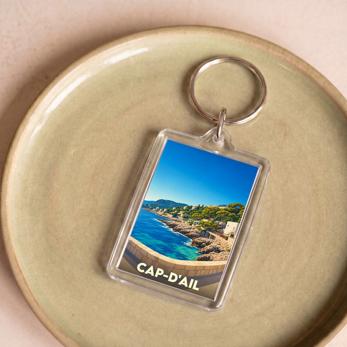 Porte-clés souvenir de Cap-d'Ail