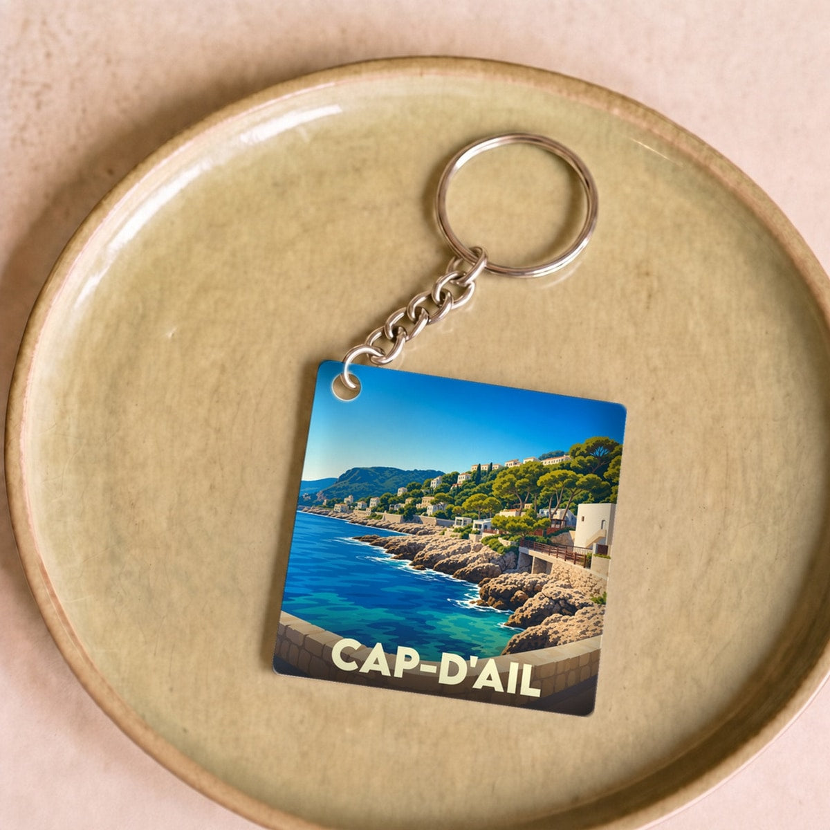 Porte-clés souvenir de Cap-d'Ail