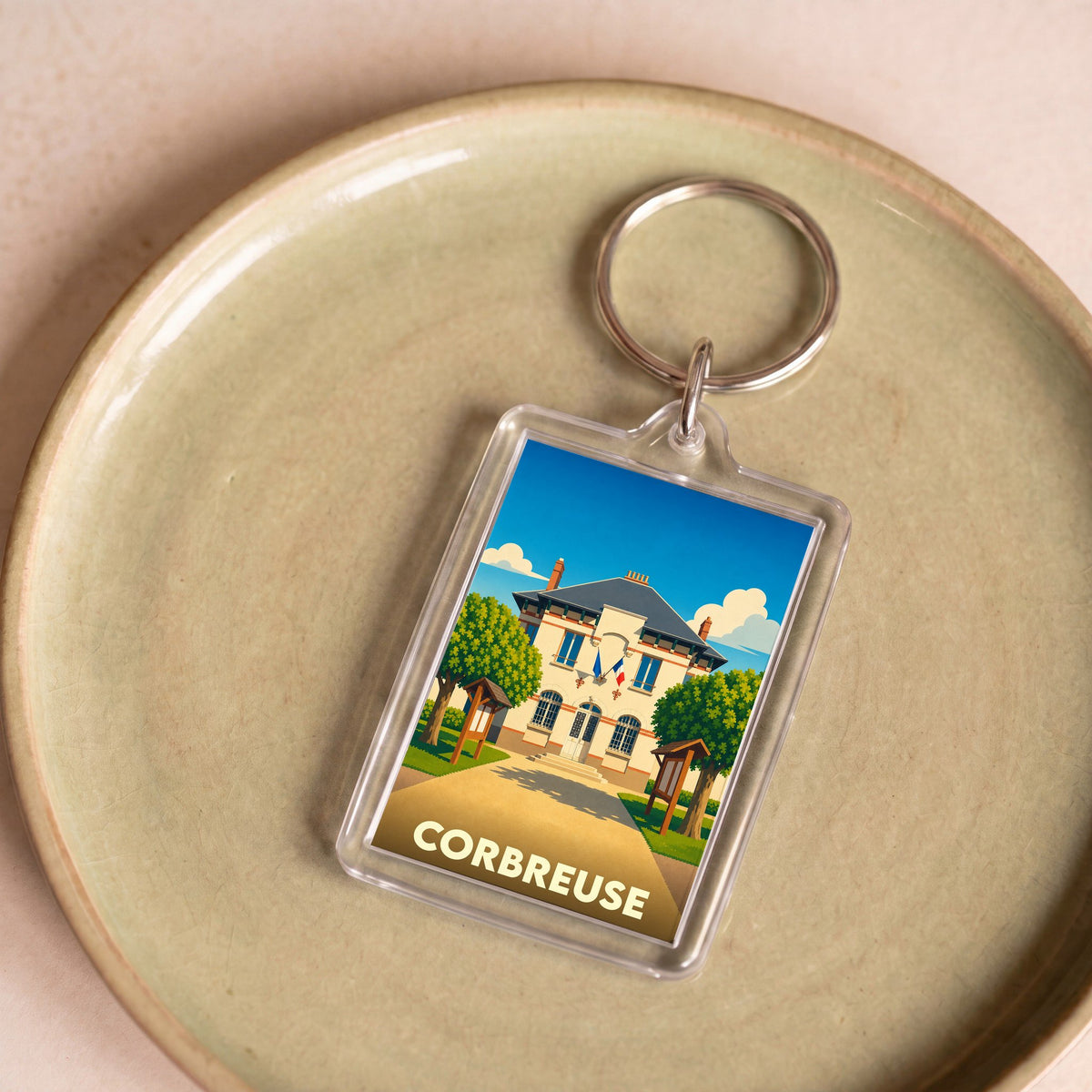 Porte-clés souvenir de Corbreuse