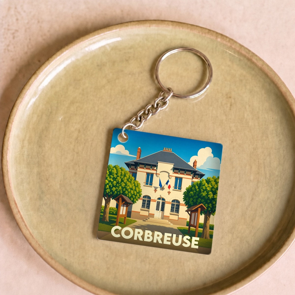 Porte-clés souvenir de Corbreuse
