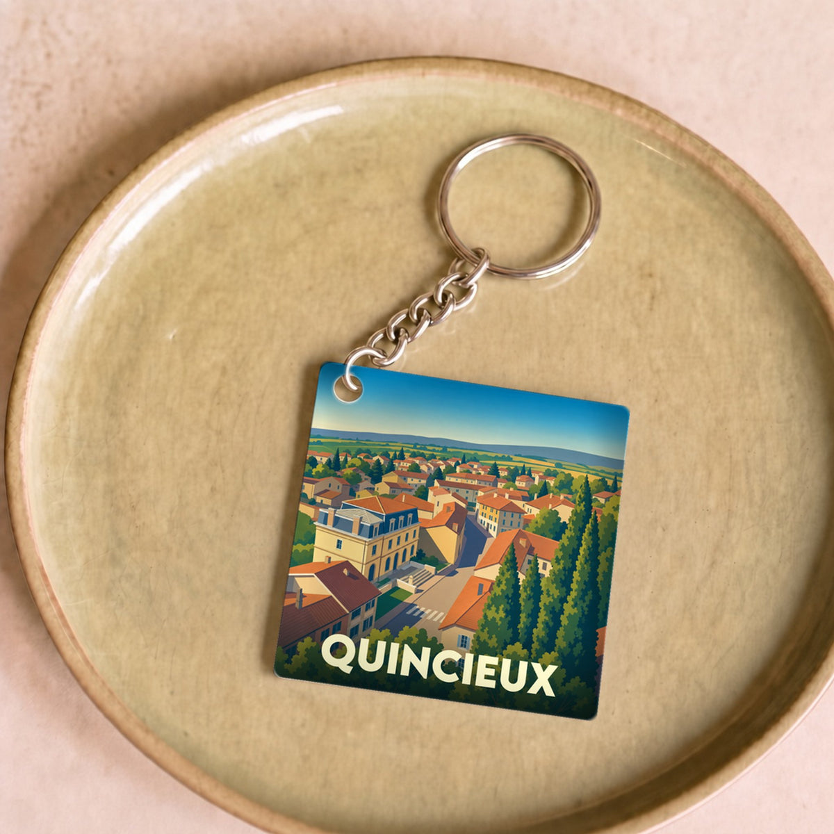 Porte-clés souvenir de Quincieux