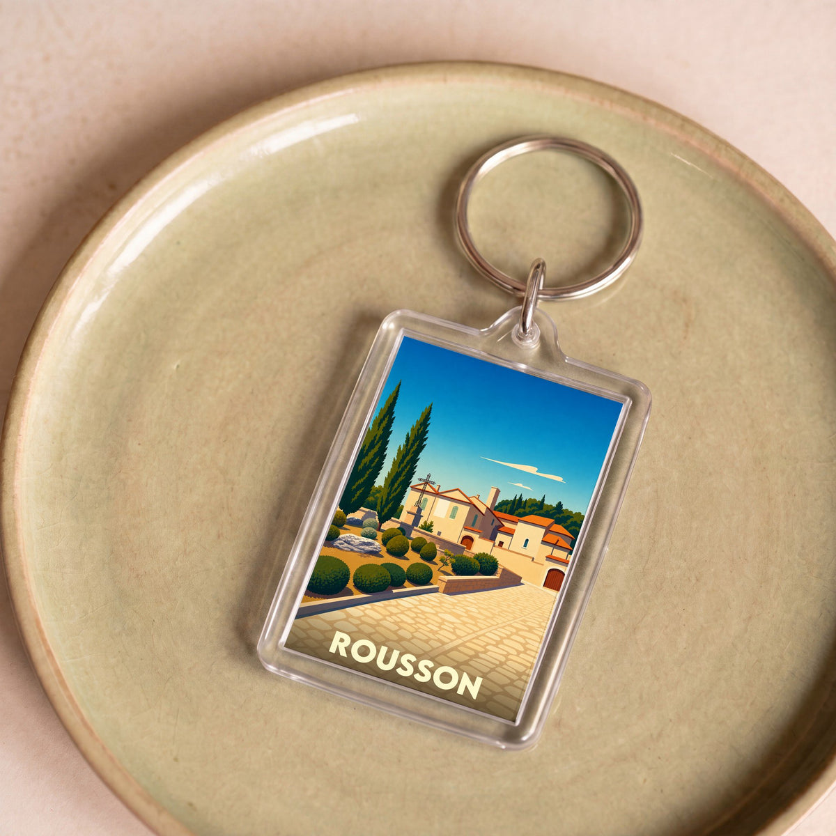 Porte-clés souvenir de Rousson