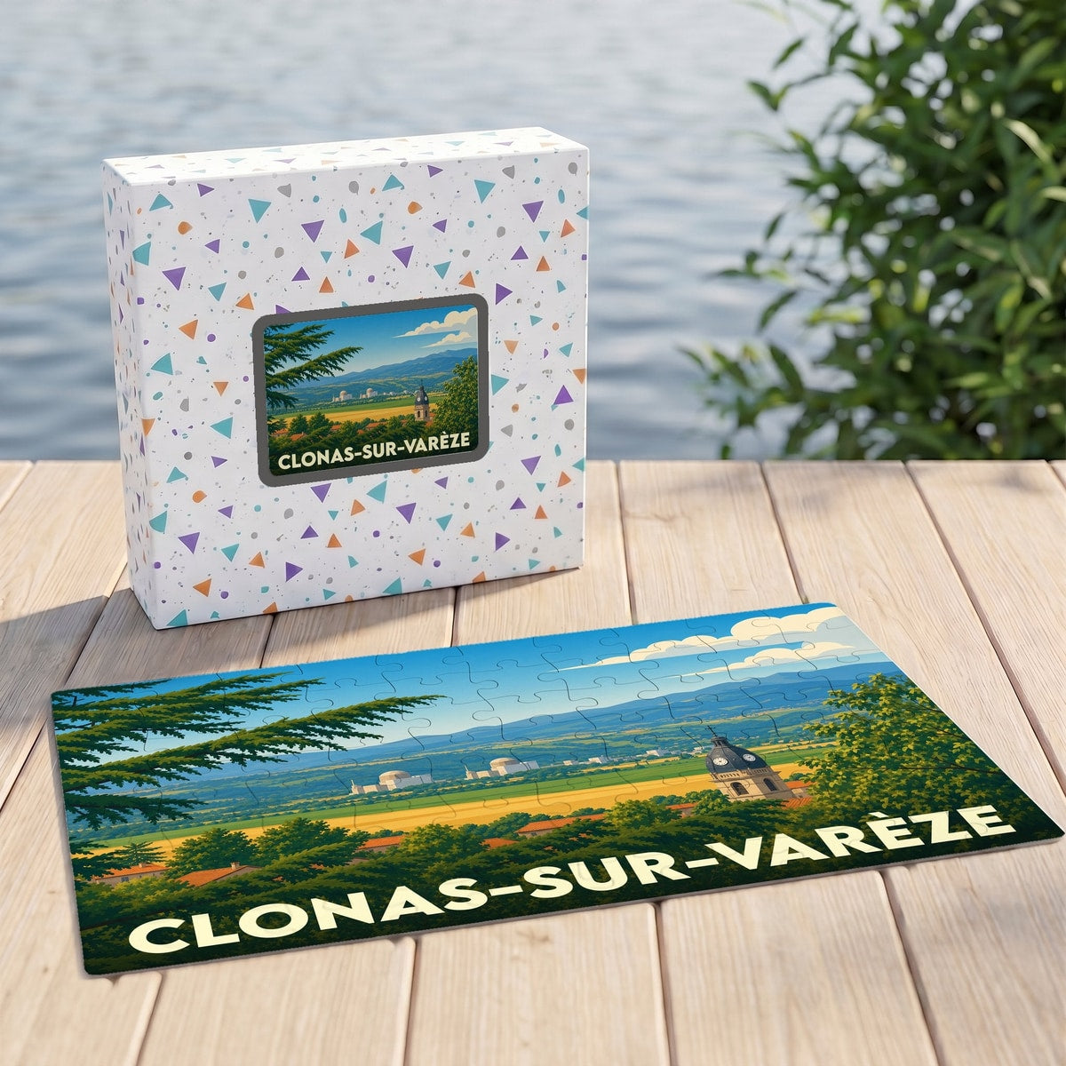 Puzzle souvenir de Clonas-sur-Varèze