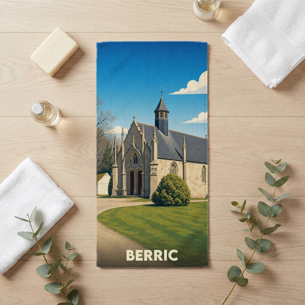 Serviette de bain 30 cm x 60 cm souvenir de Berric