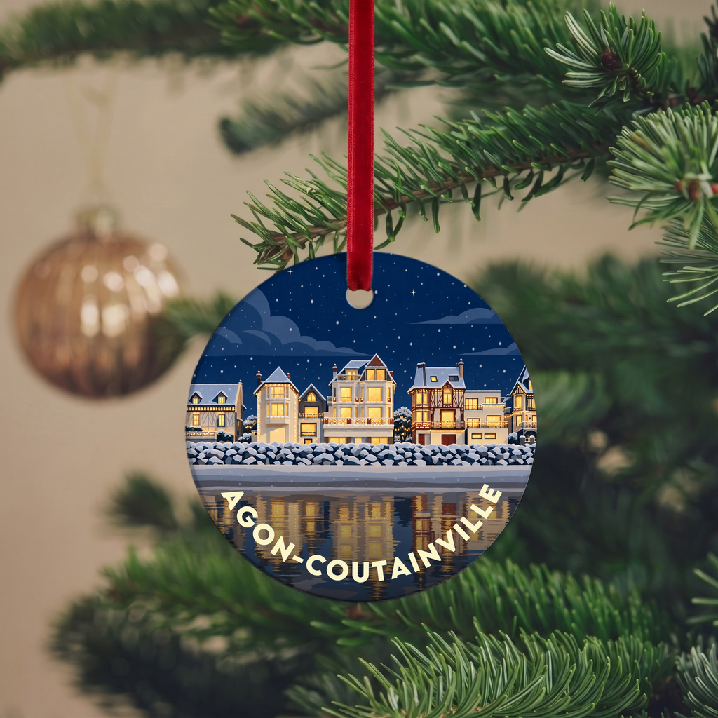 Suspension de Noël Agon-Coutainville - version Nuit de Noël