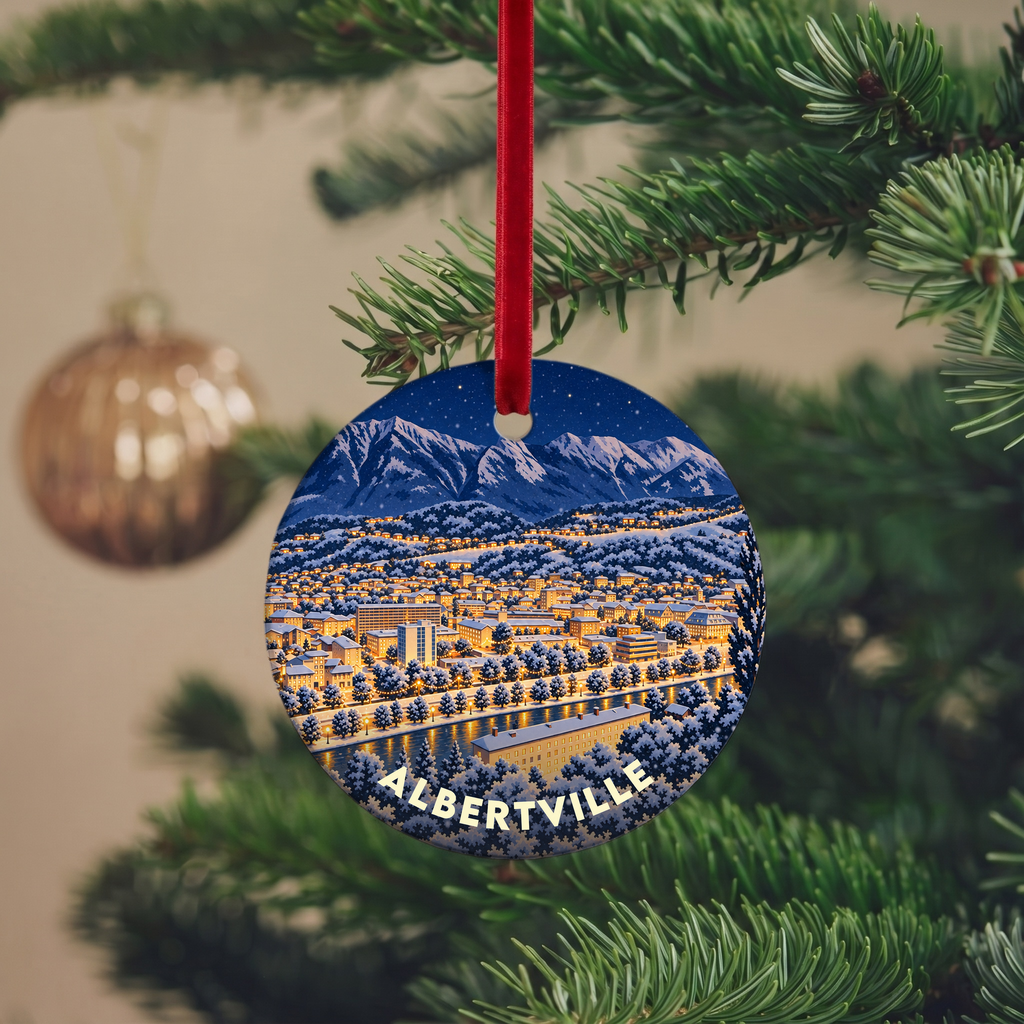 Suspension de Noël Albertville - version Nuit de Noël