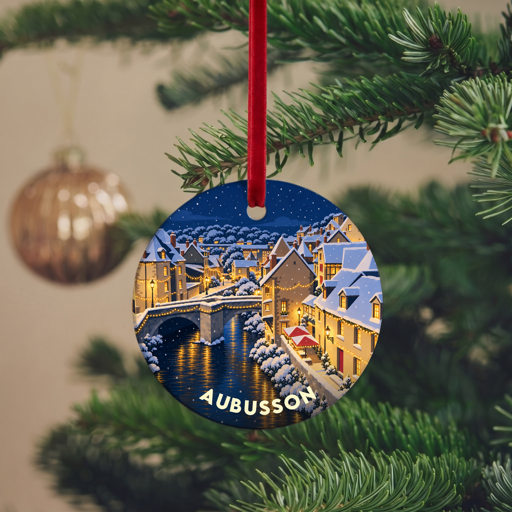 Suspension de Noël Aubusson - version Nuit de Noël