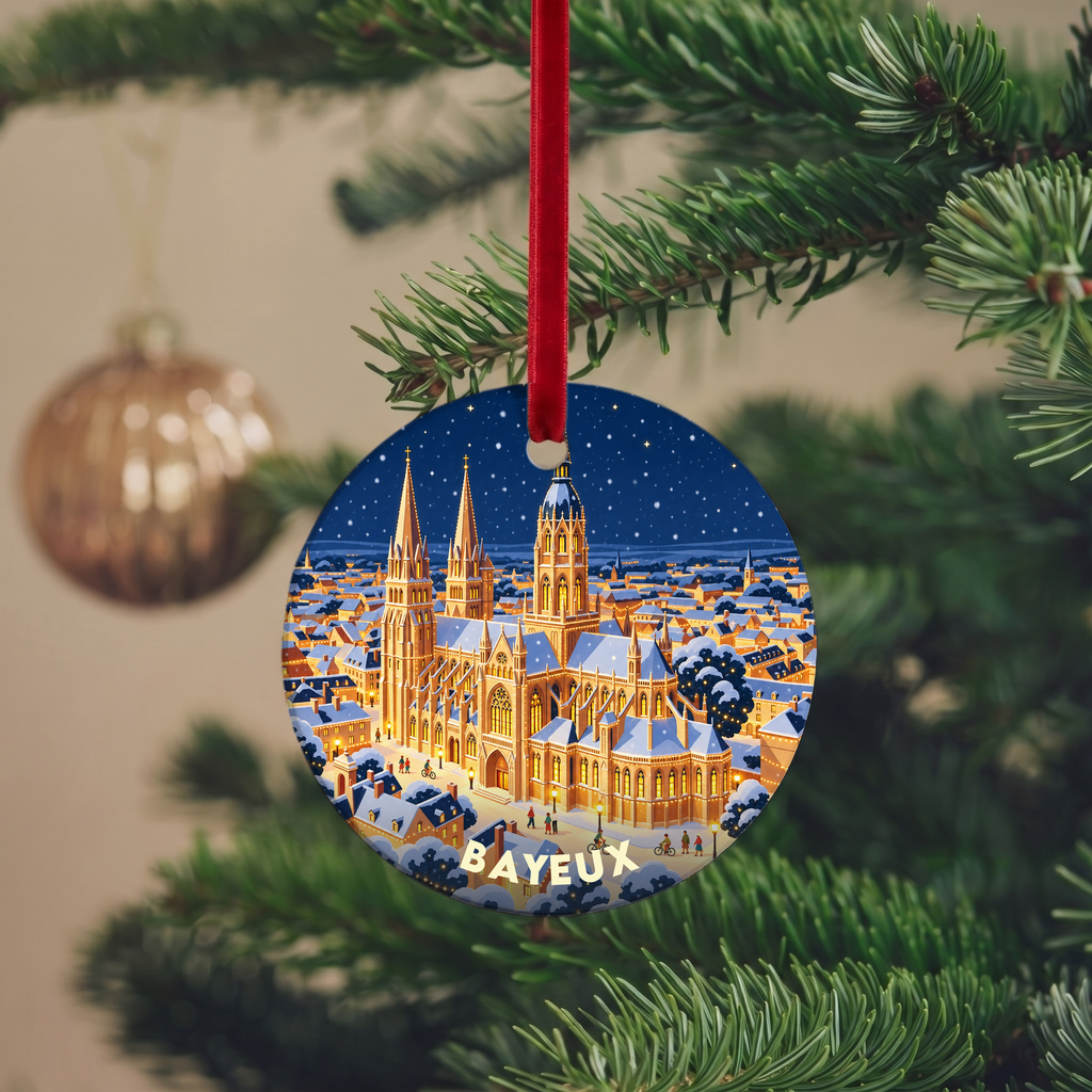 Suspension de Noël Bayeux - version Nuit de Noël