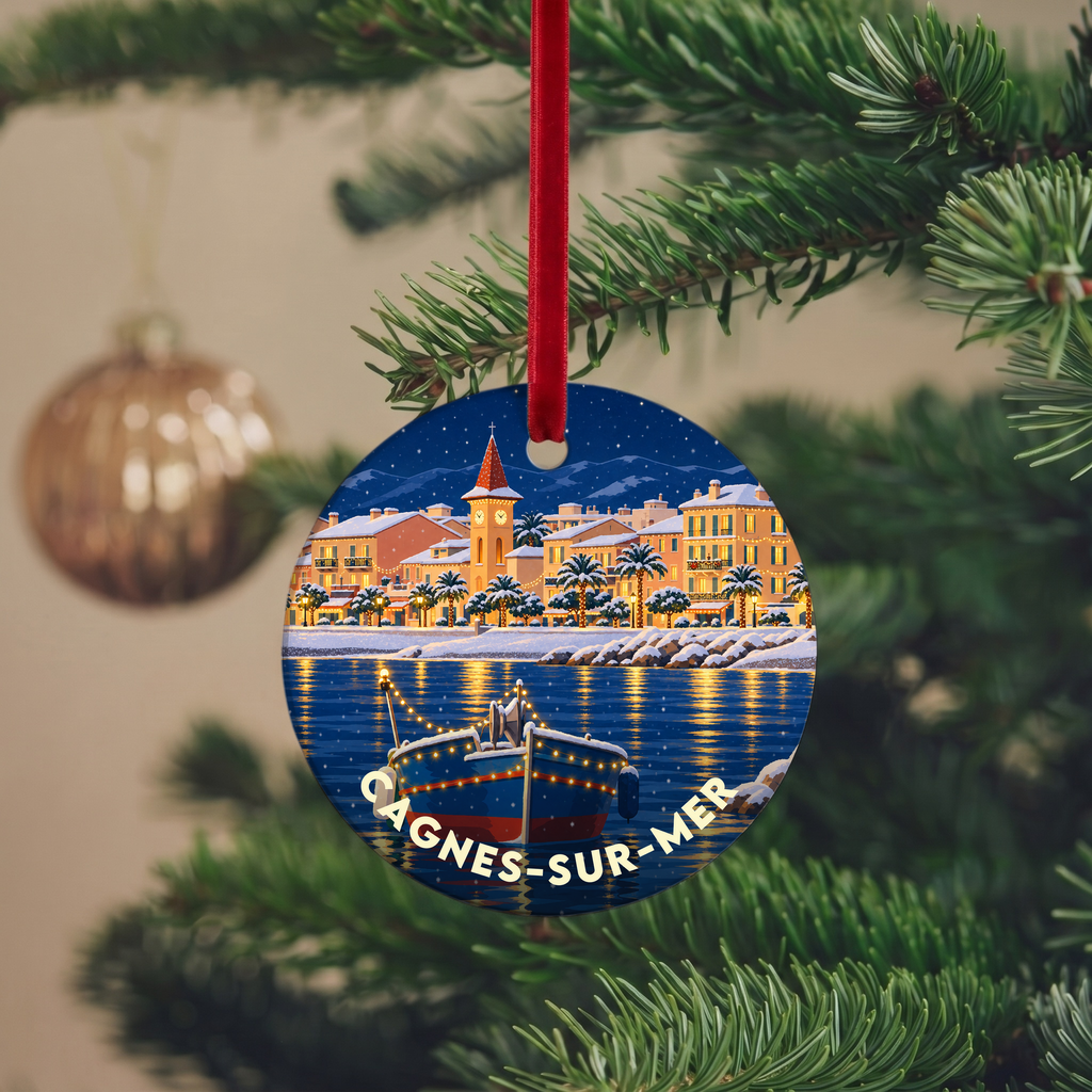Suspension de Noël Cagnes-sur-Mer - version Nuit de Noël