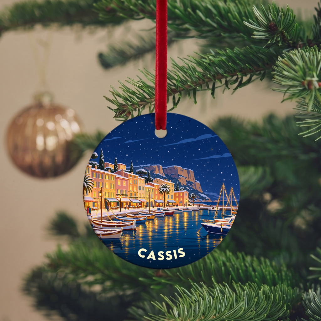 Suspension de Noël Cassis - version Nuit de Noël