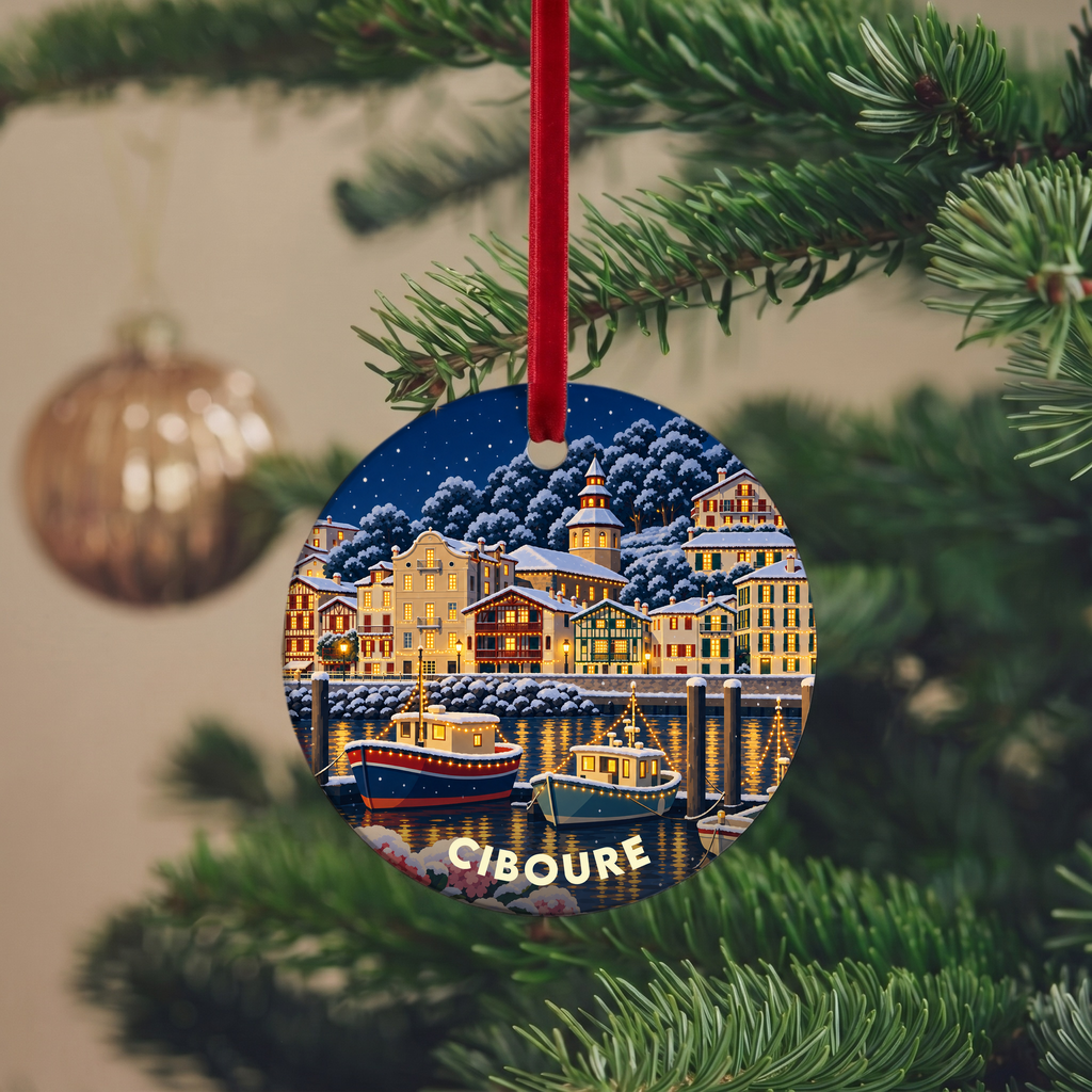 Suspension de Noël Ciboure - version Nuit de Noël