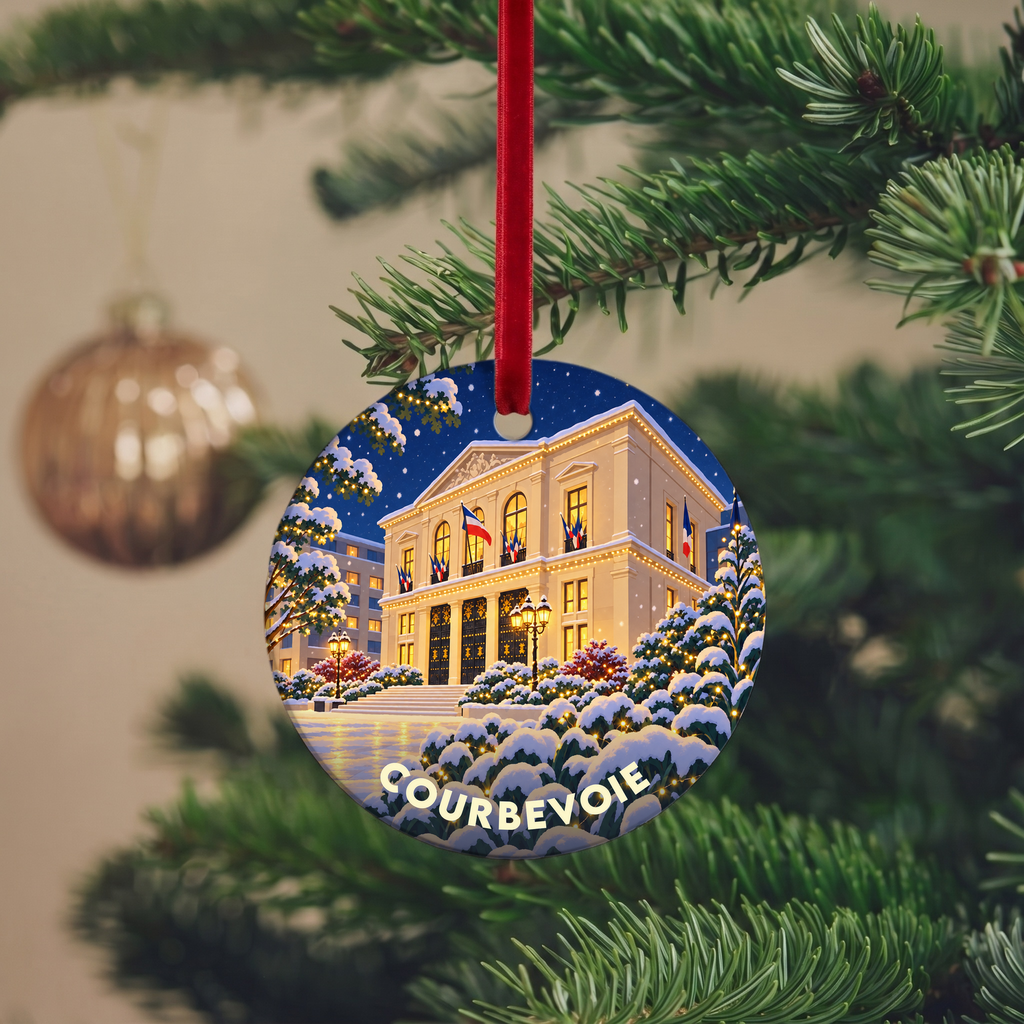 Suspension de Noël Courbevoie - version Nuit de Noël