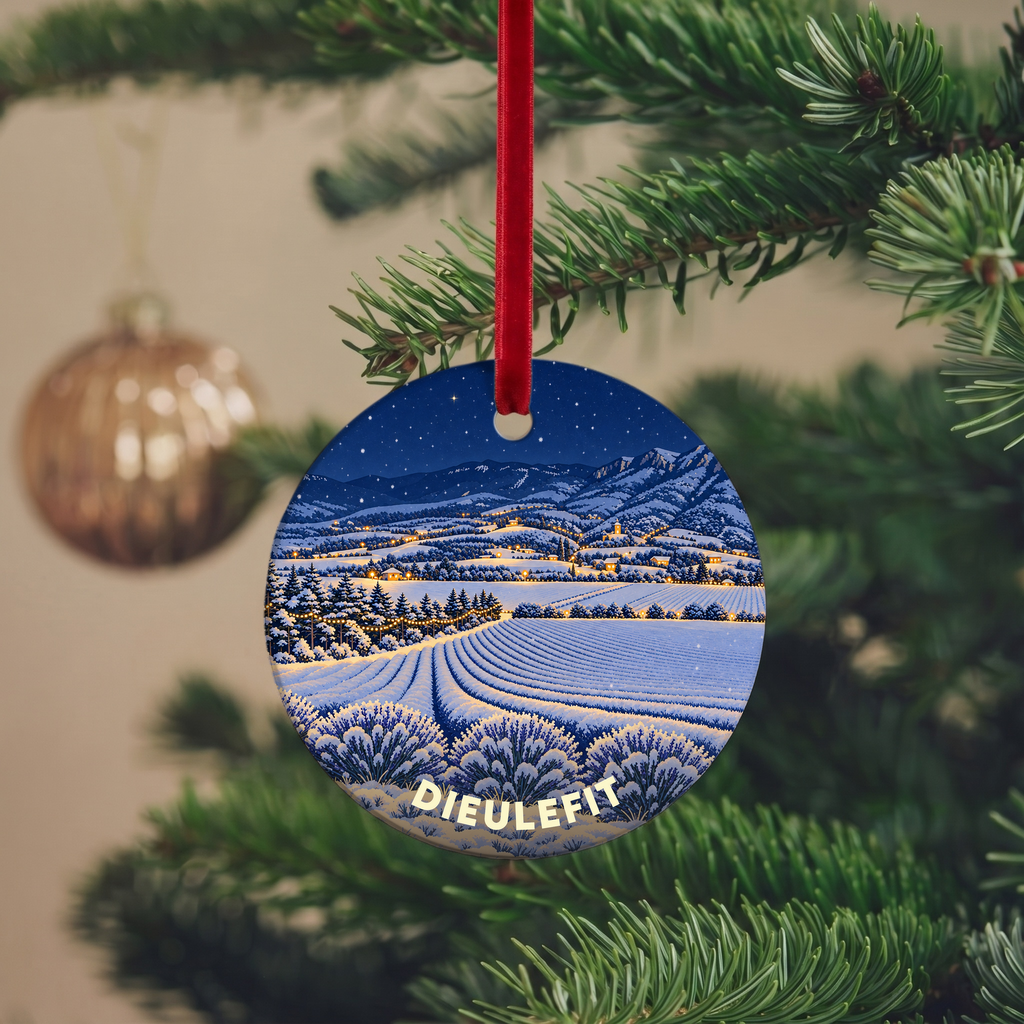 Suspension de Noël Dieulefit - version Nuit de Noël