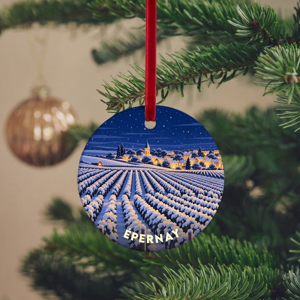 Suspension de Noël Épernay - version Nuit de Noël
