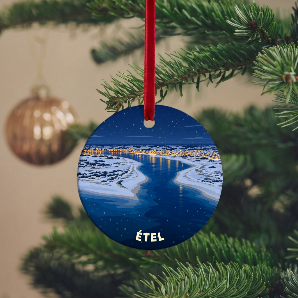 Suspension de Noël Étel - version Nuit de Noël