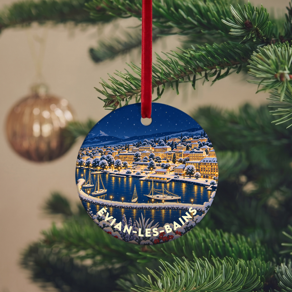 Suspension de Noël Évian-les-Bains - version Nuit de Noël