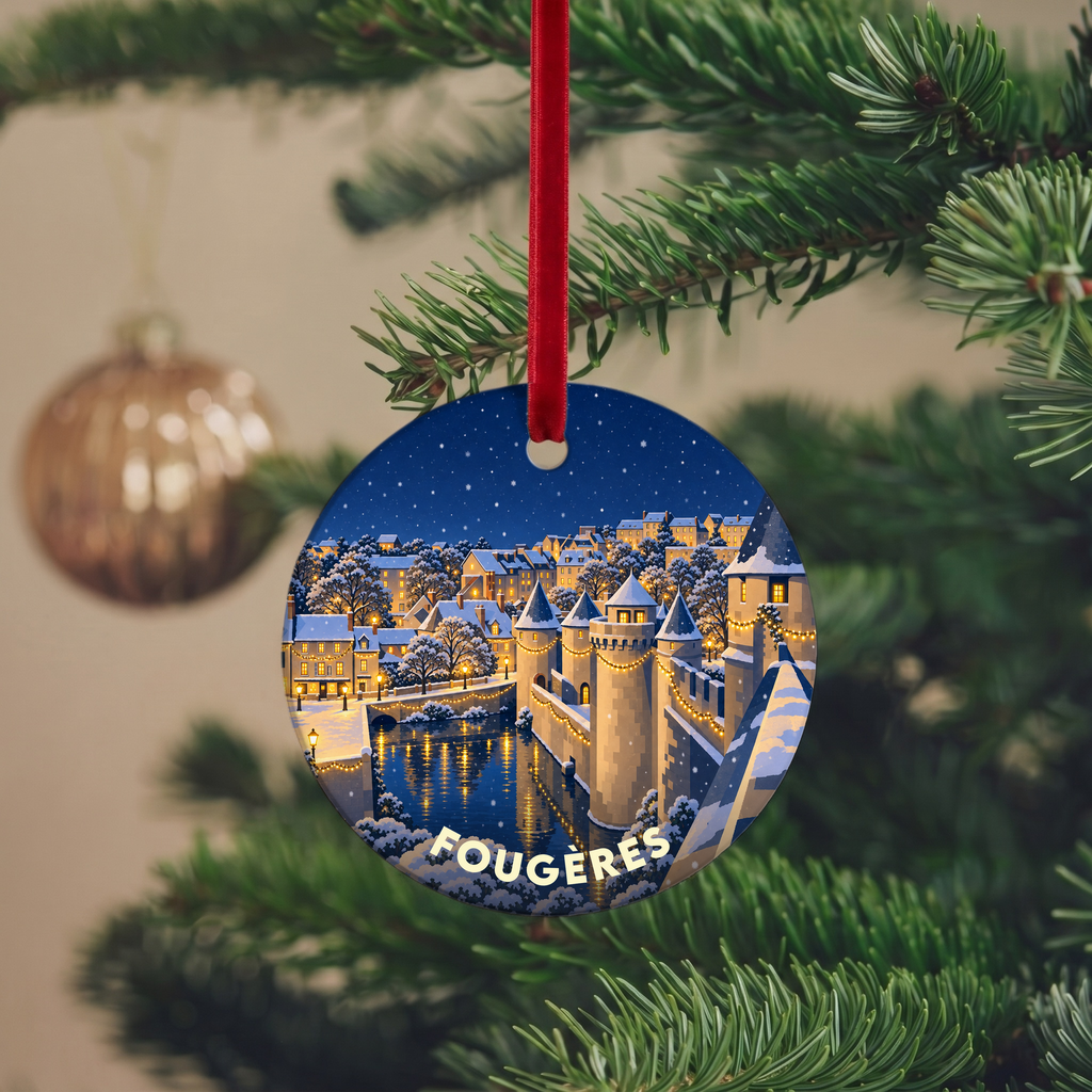 Suspension de Noël Fougères - version Nuit de Noël