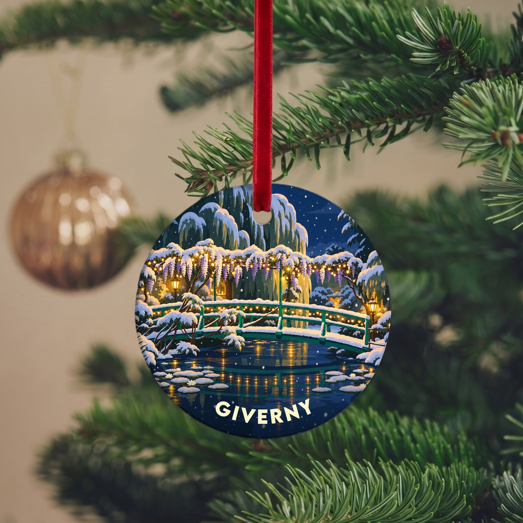 Suspension de Noël Giverny - version Nuit de Noël