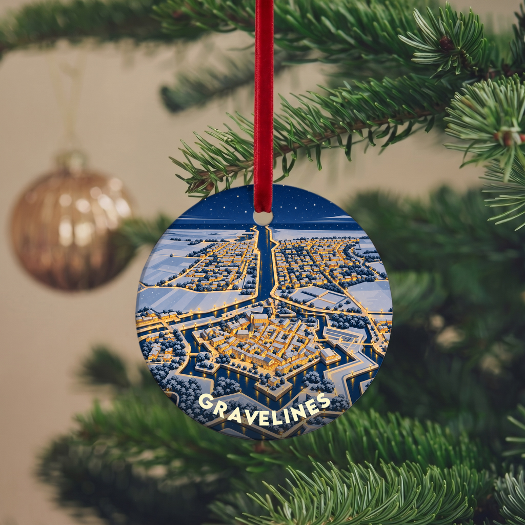 Suspension de Noël Gravelines - version Nuit de Noël
