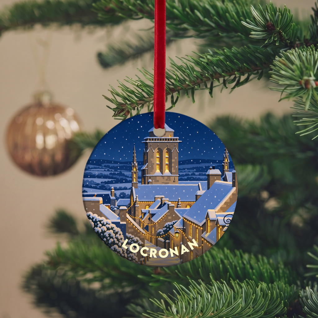 Suspension de Noël Locronan - version Nuit de Noël
