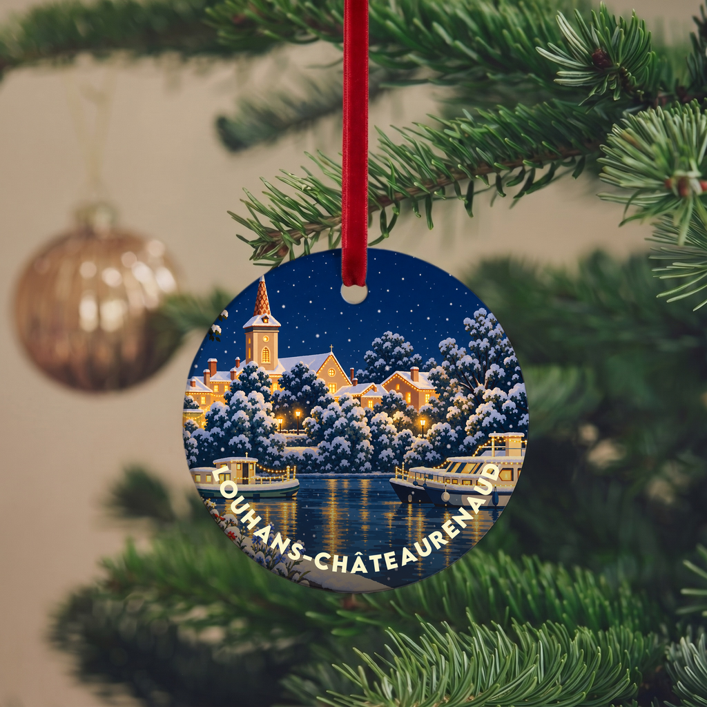 Suspension de Noël Louhans-Châteaurenaud - version Nuit de Noël