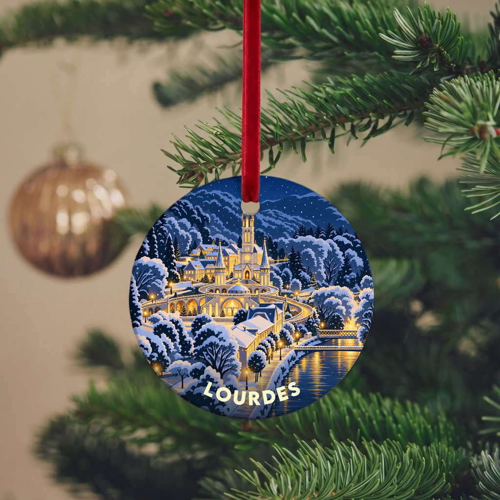 Suspension de Noël Lourdes - version Nuit de Noël