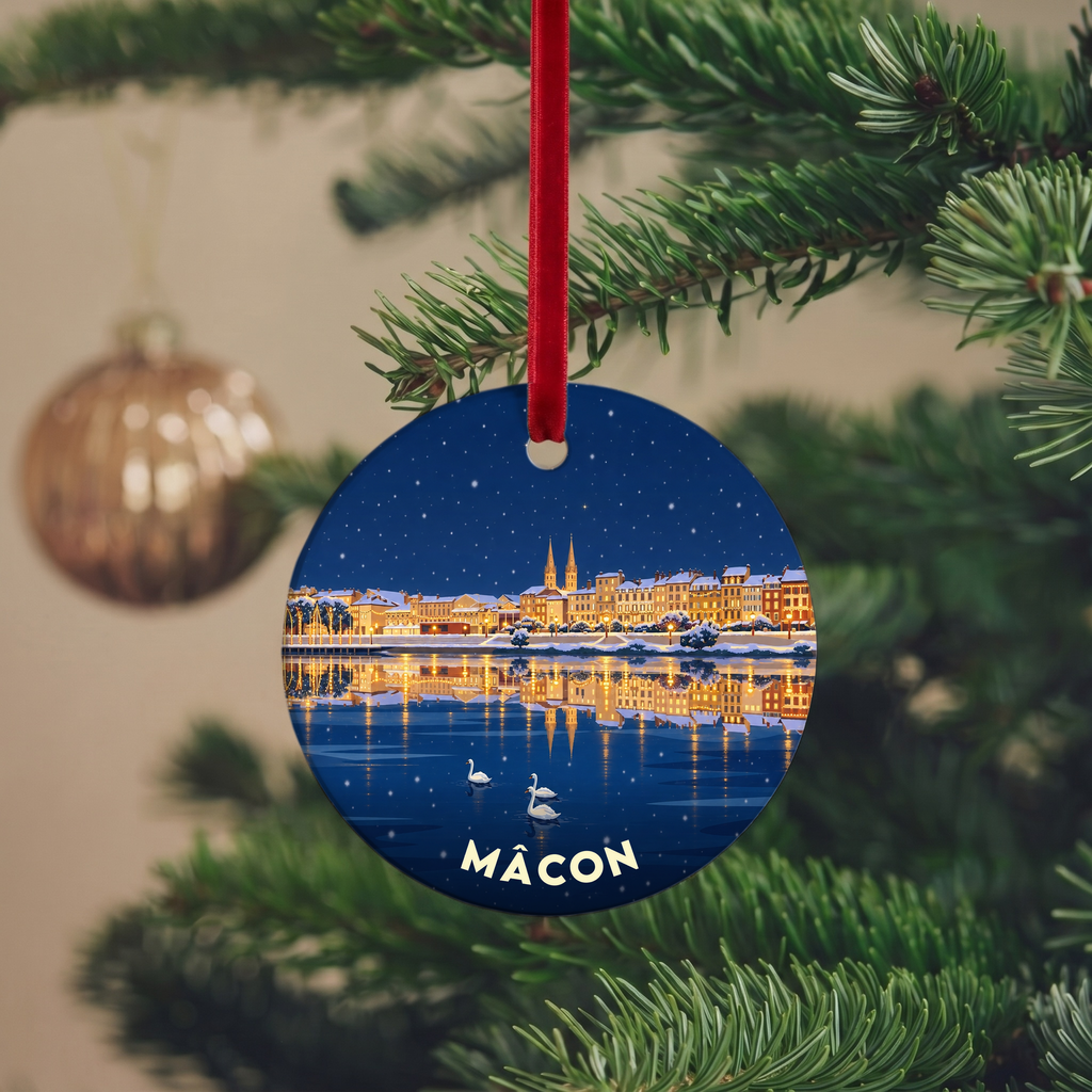 Suspension de Noël Mâcon - version Nuit de Noël