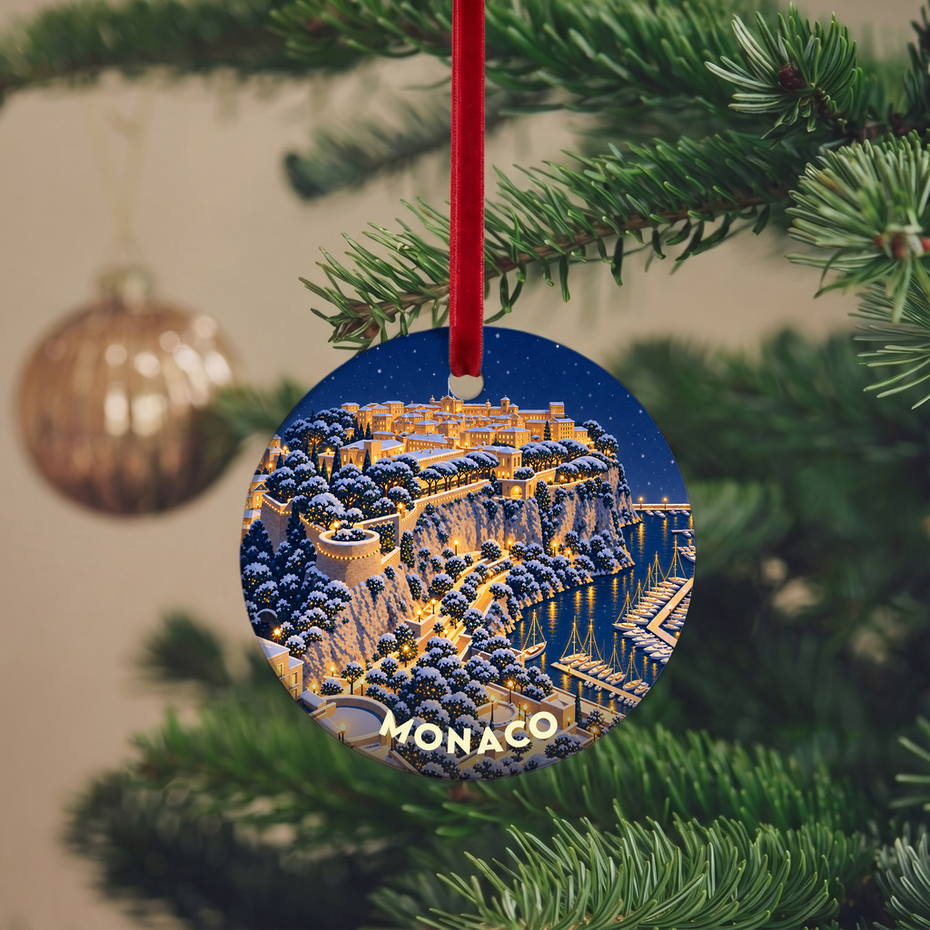 Suspension de Noël Monaco - version Nuit de Noël