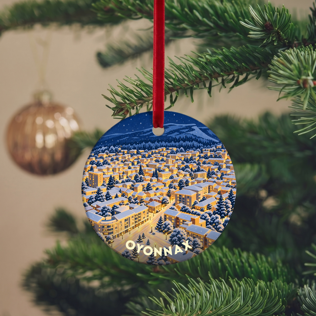 Suspension de Noël Oyonnax - version Nuit de Noël