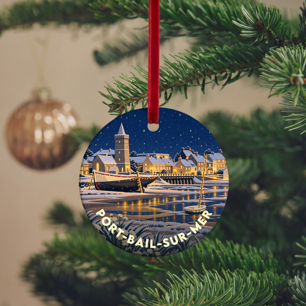 Suspension de Noël Port-Bail-sur-Mer - version Nuit de Noël