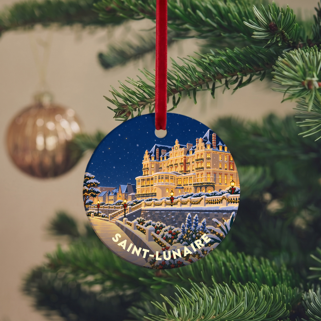 Suspension de Noël Saint-Lunaire - version Nuit de Noël