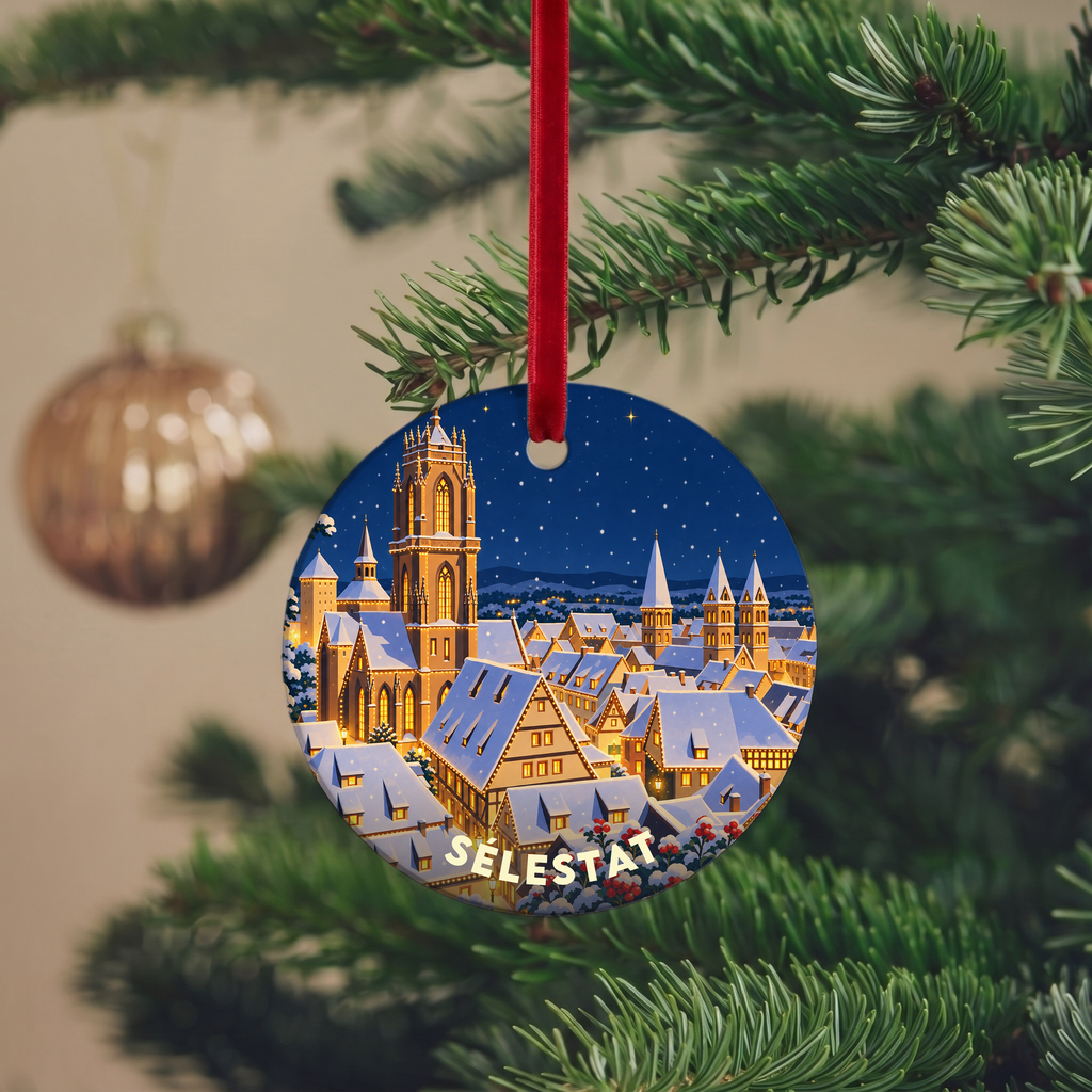 Suspension de Noël Sélestat - version Nuit de Noël