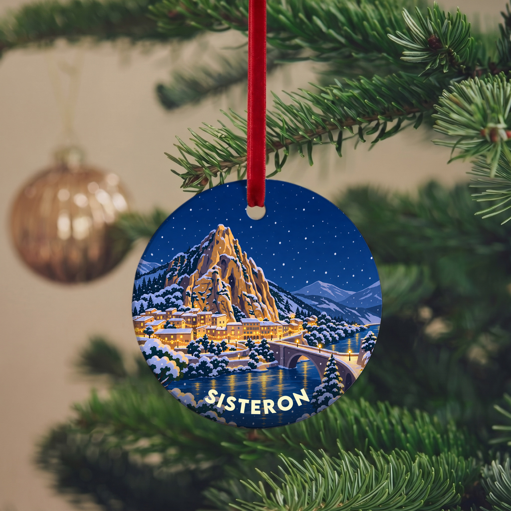 Suspension de Noël Sisteron - version Nuit de Noël