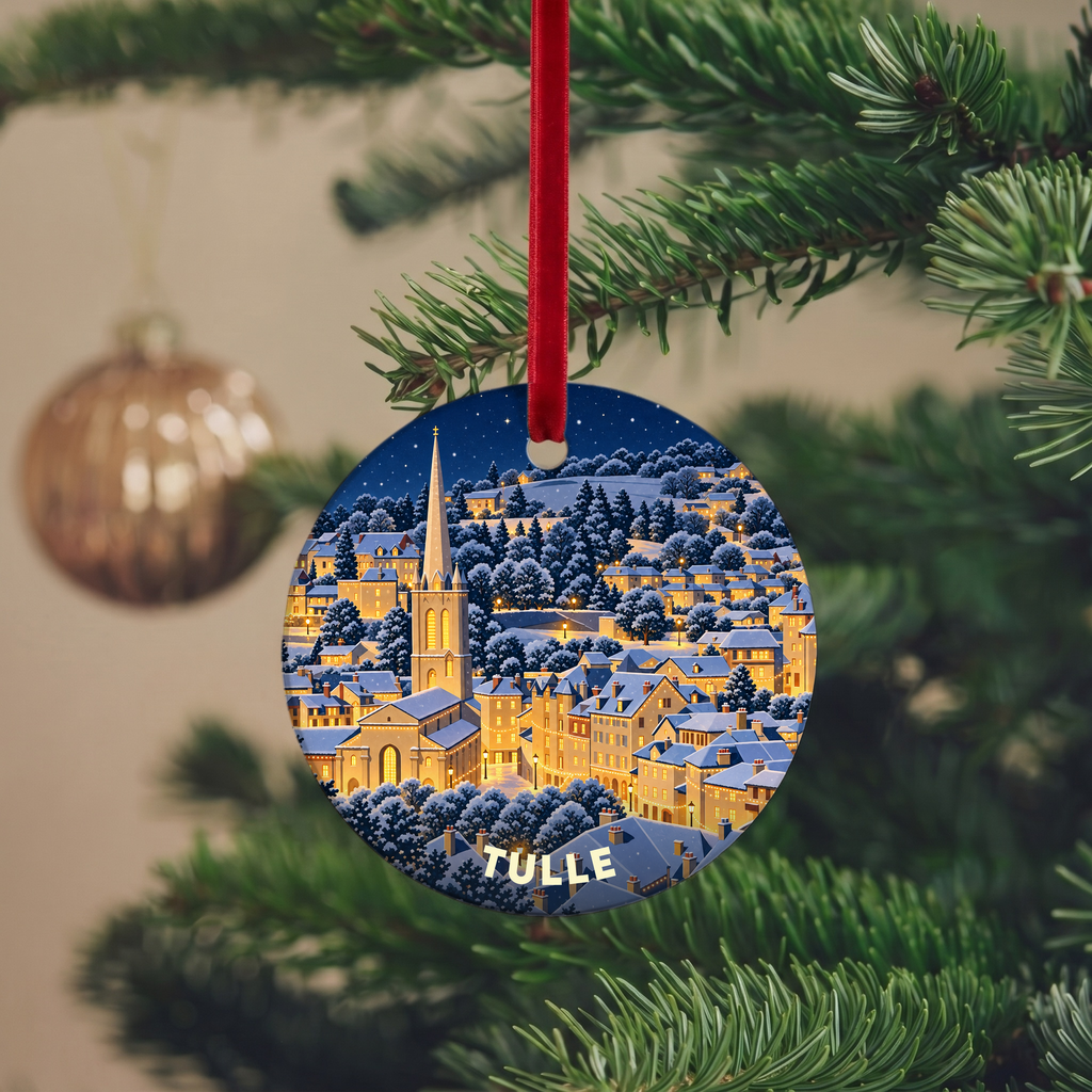 Suspension de Noël Tulle - version Nuit de Noël